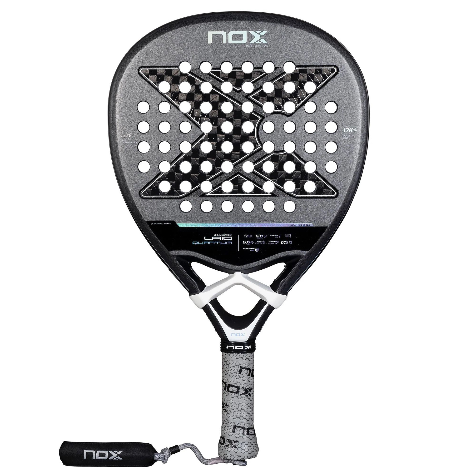 NOX Padel Racket LA10 Quantum 12K 2025