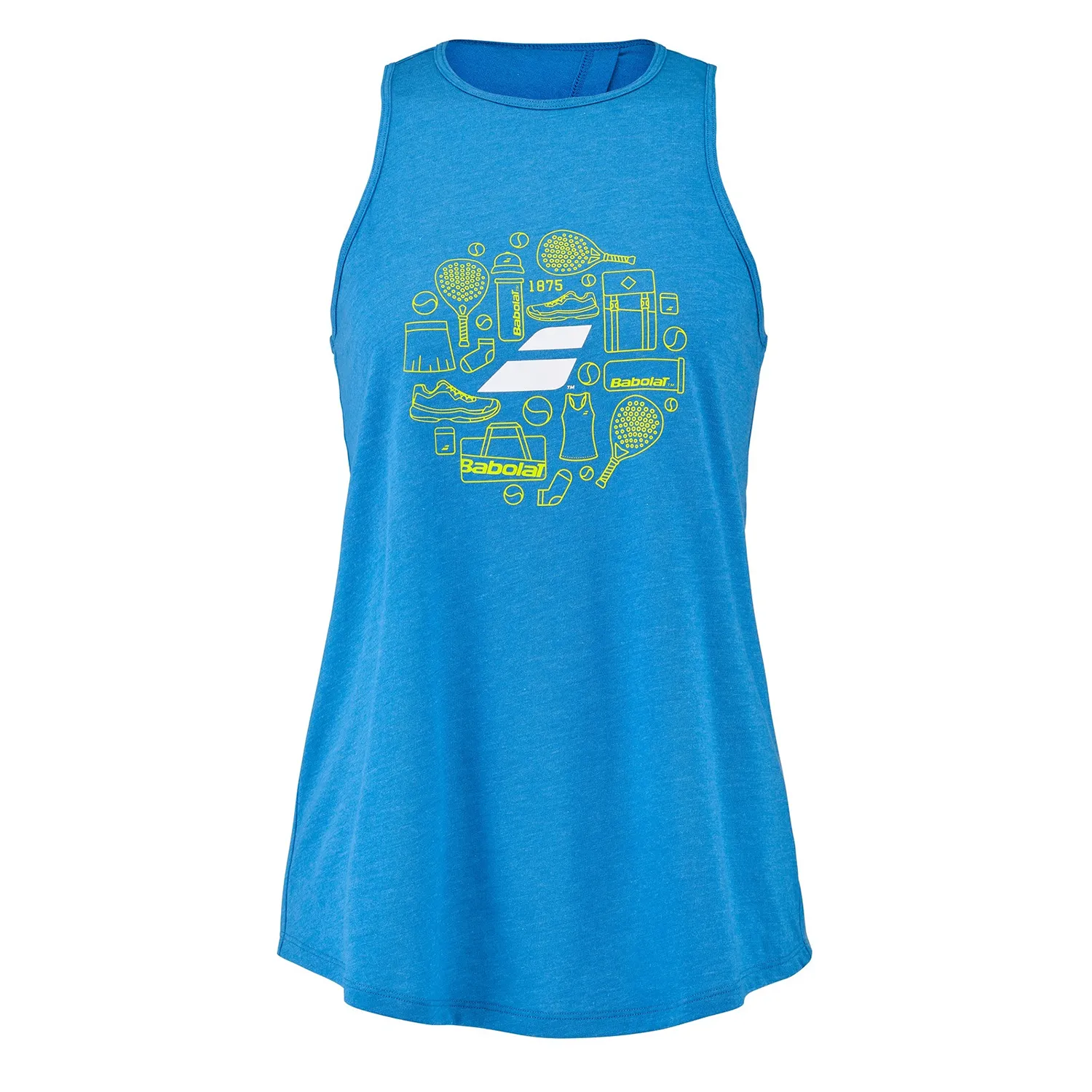 BABOLAT Padel Top Cotton Tank Woman blue