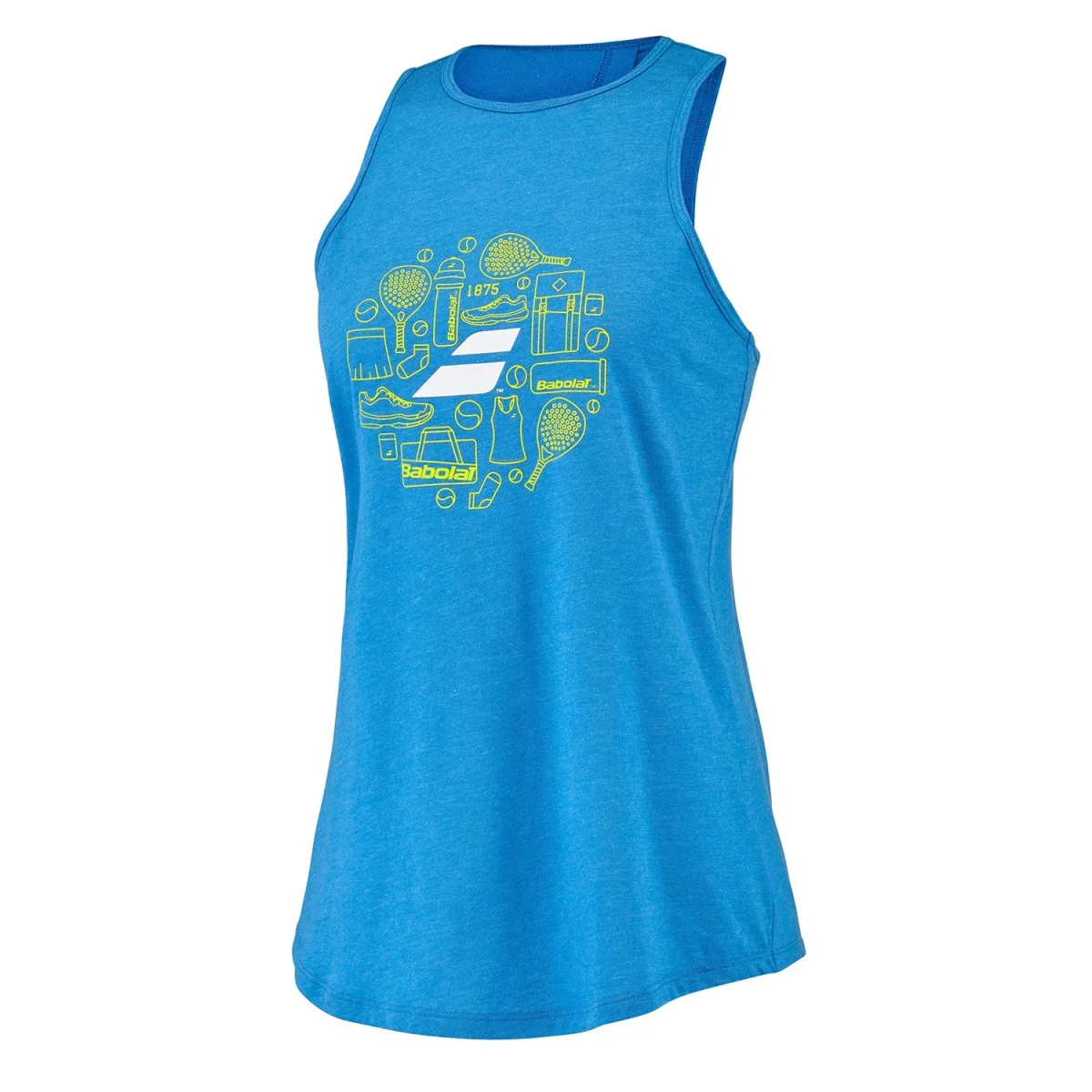 BABOLAT Padel Top Cotton Tank Woman blue