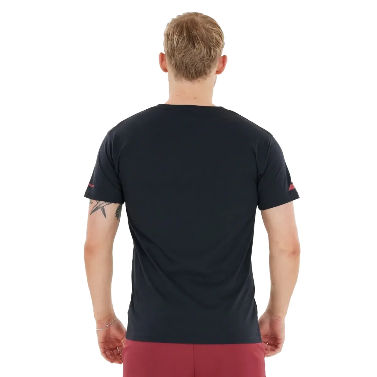 BABOLAT Tshirt Cotton Tee Juan Lebron Black (2)