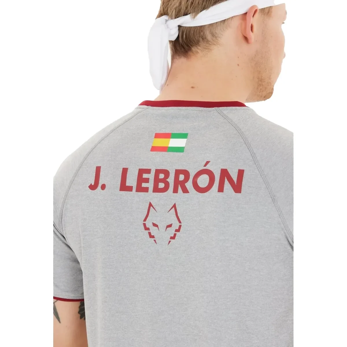 BABOLAT Tshirt Crew Neck Tee Juan Lebron White