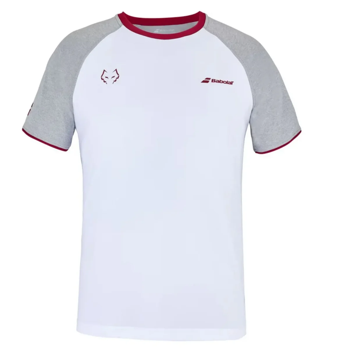 BABOLAT Tshirt Crew Neck Tee Juan Lebron White