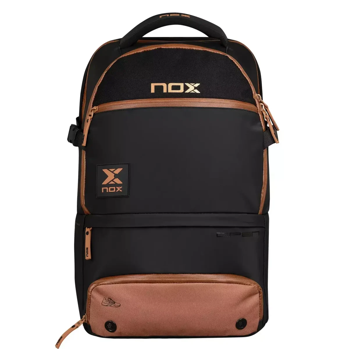 NOX Padel Backpack Luxury Open Series BlackBrown  (1)