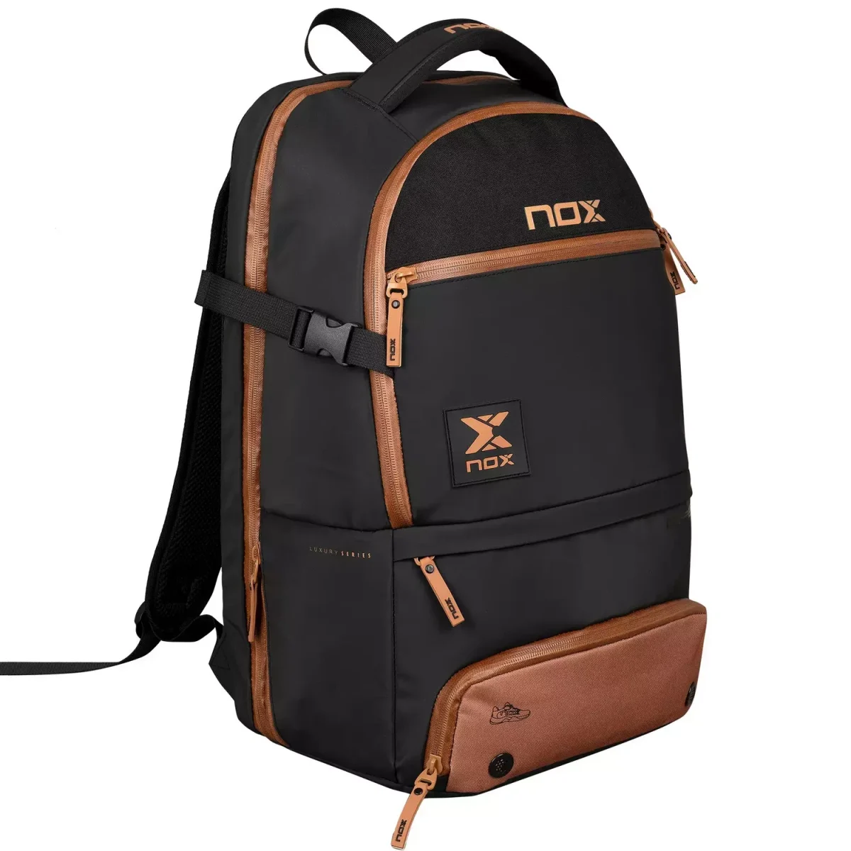 NOX Padel Backpack Luxury Open Series BlackBrown  (4)