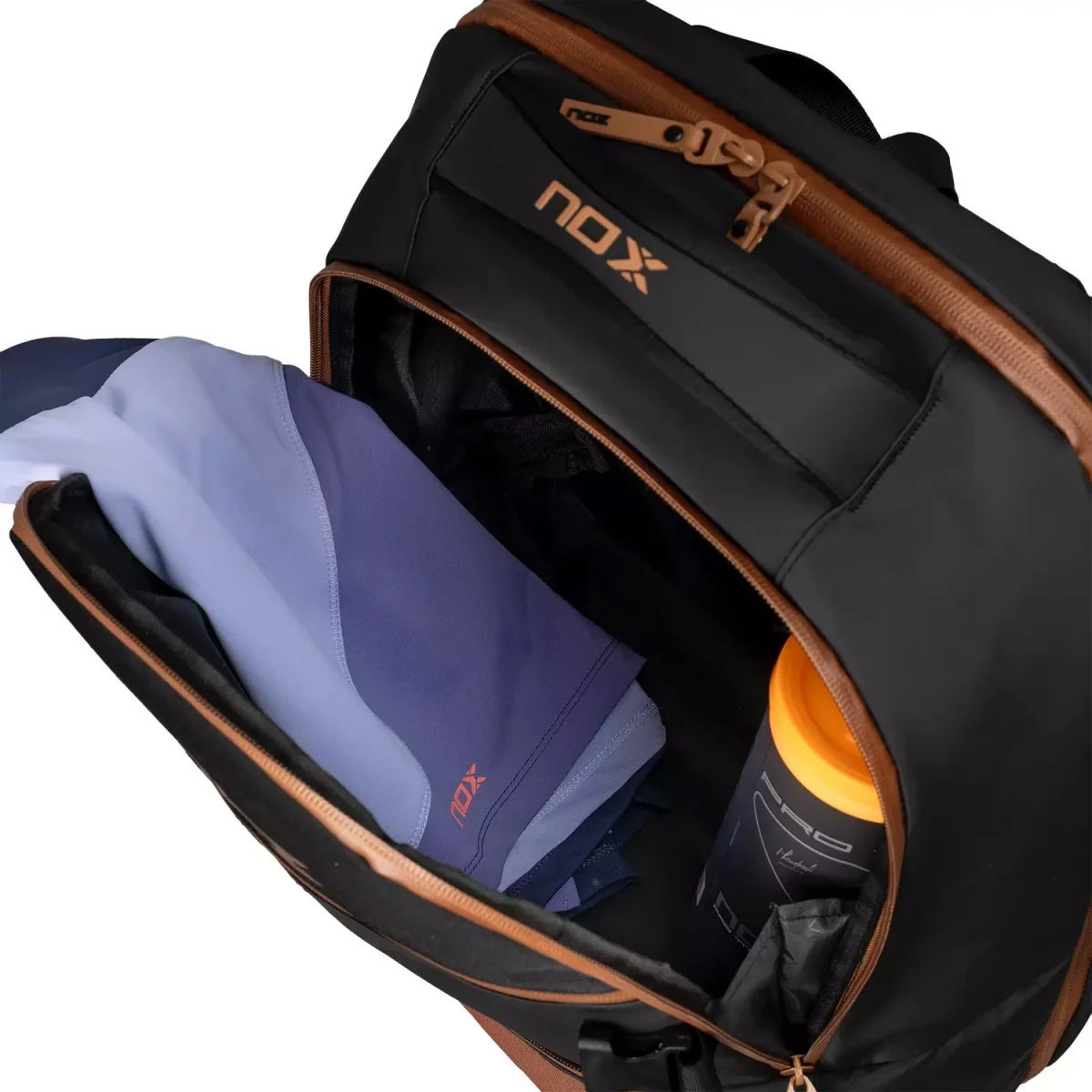 NOX Padel Backpack Luxury Open Series BlackBrown  (5)