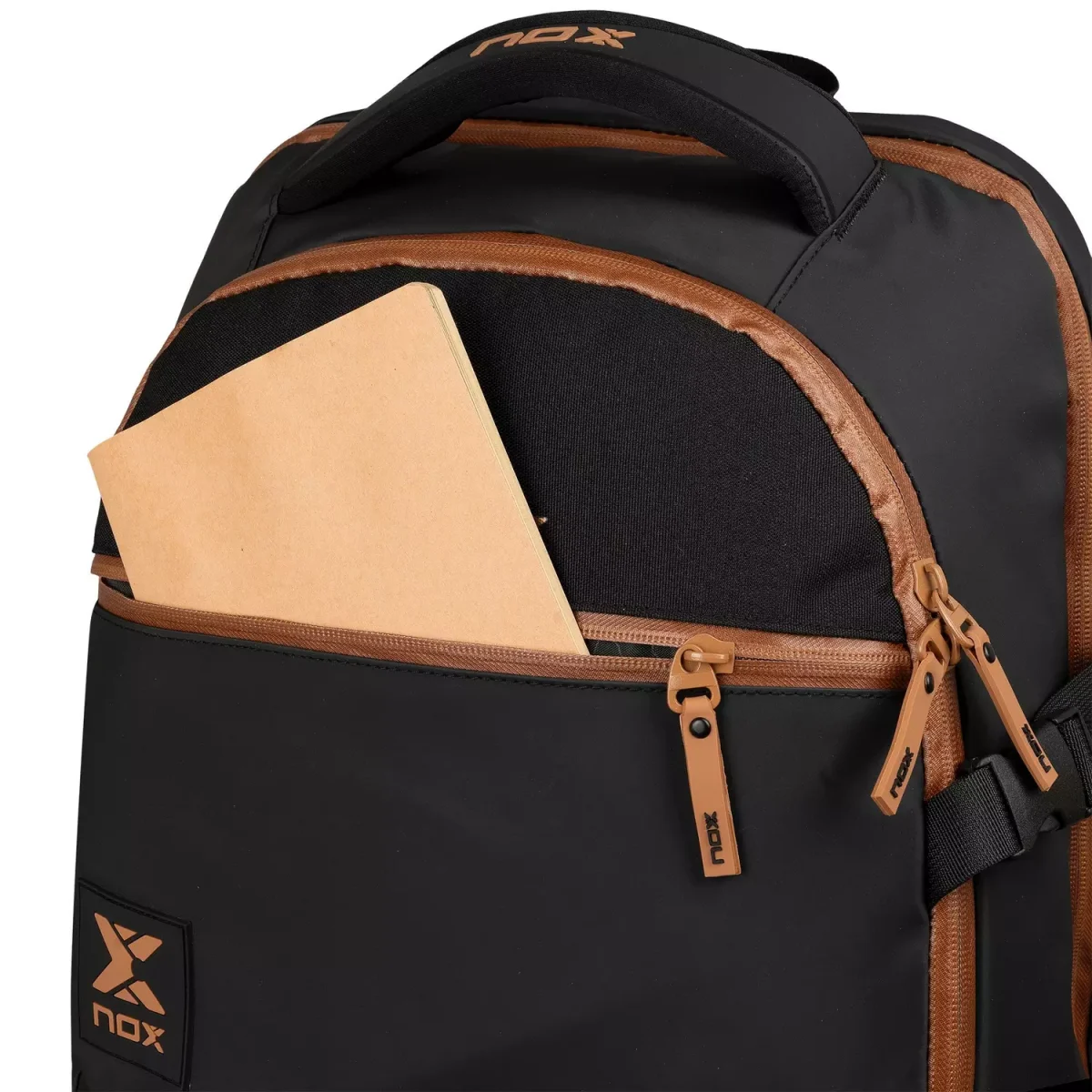 NOX Padel Backpack Luxury Open Series BlackBrown  (7)