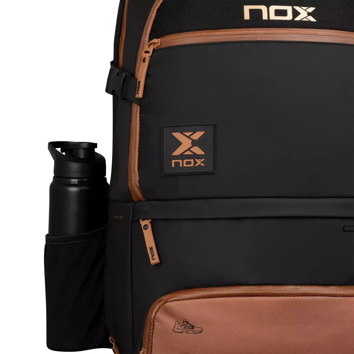 NOX Padel Backpack Luxury Open Series BlackBrown  (8)