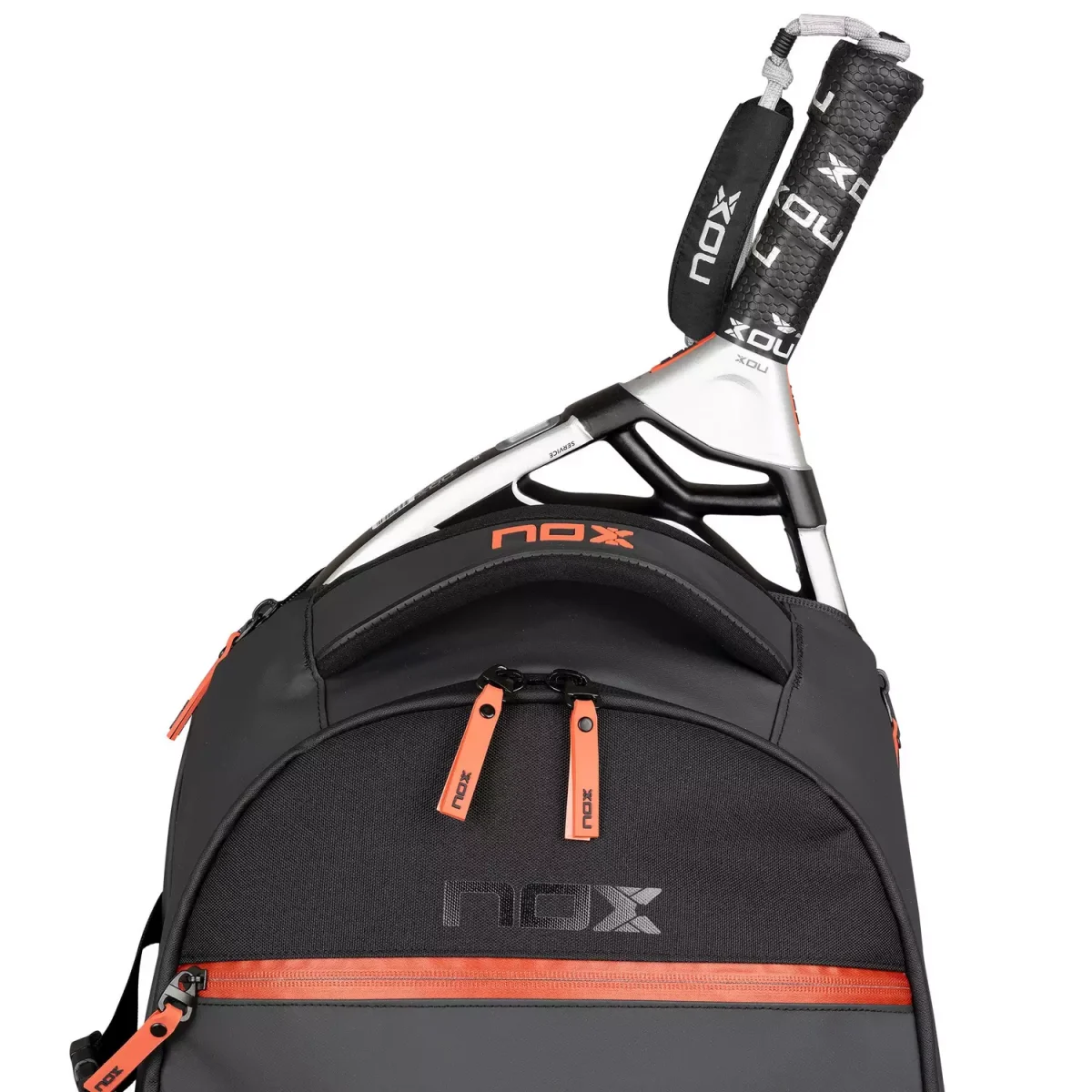 NOX Padel Backpack Luxury Open Series BlackRed (10)