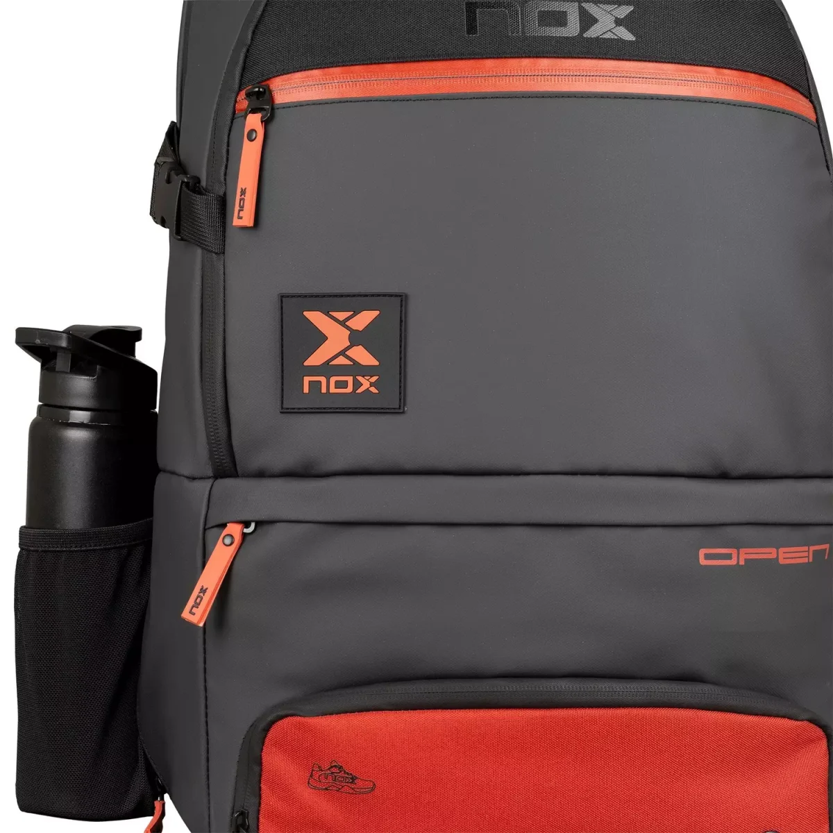 NOX Padel Backpack Luxury Open Series BlackRed (6)