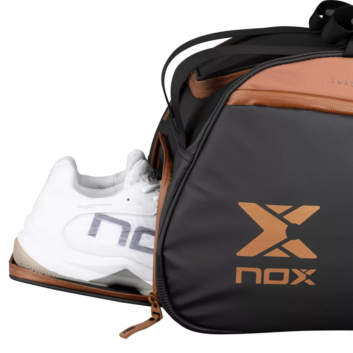 NOX Padel Bag Luxury Open Series BlackBrown (3)