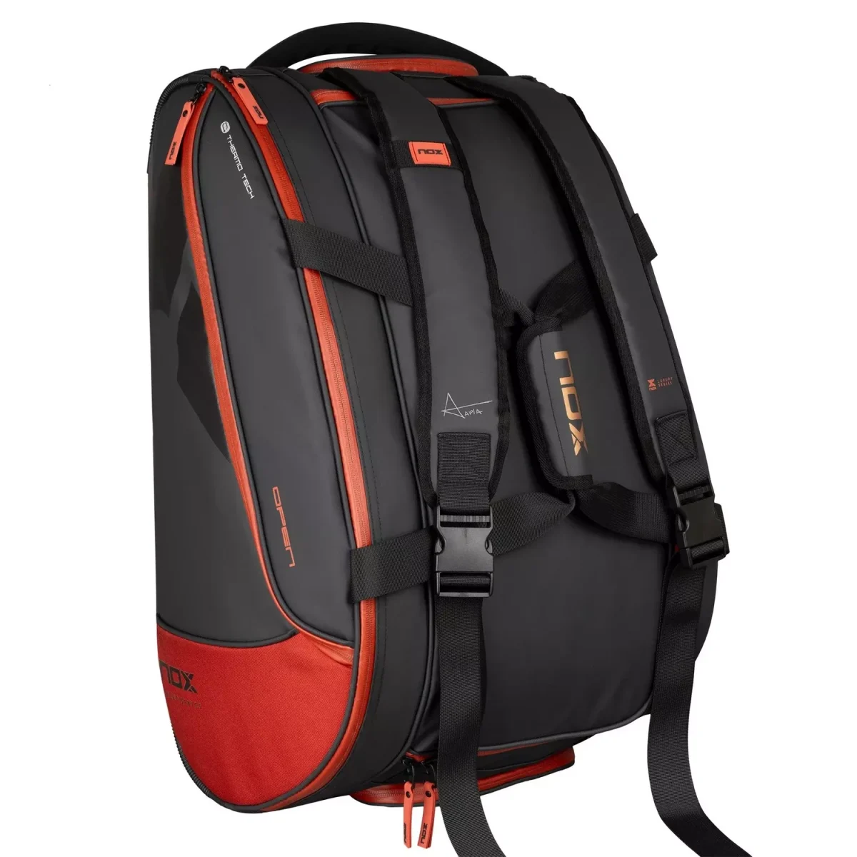 NOX Padel Bag Luxury Open Series BlackRed (6)