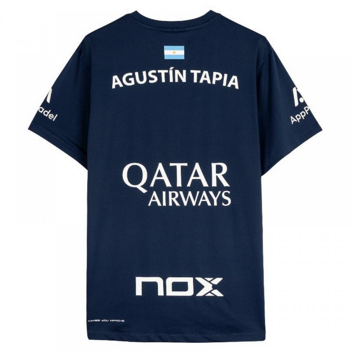 NOX Tshirt AT10 Agustin Tapia Sponsors Blue