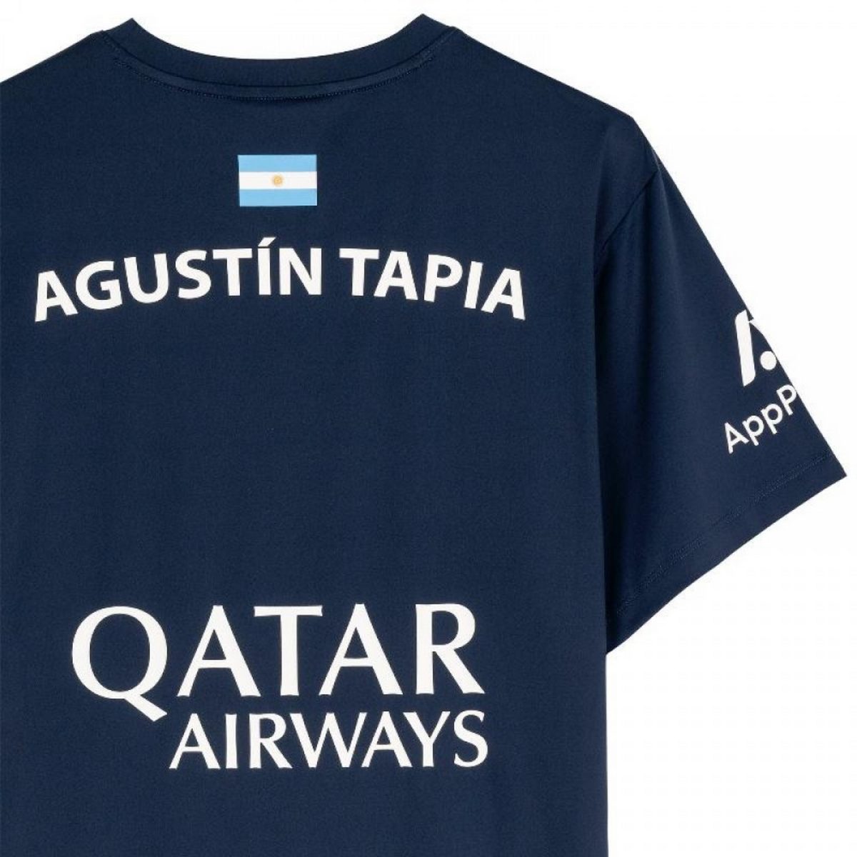 NOX Tshirt AT10 Agustin Tapia Sponsors Blue