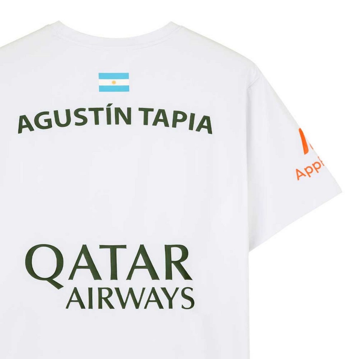 NOX Tshirt AT10 Agustin Tapia Sponsors White