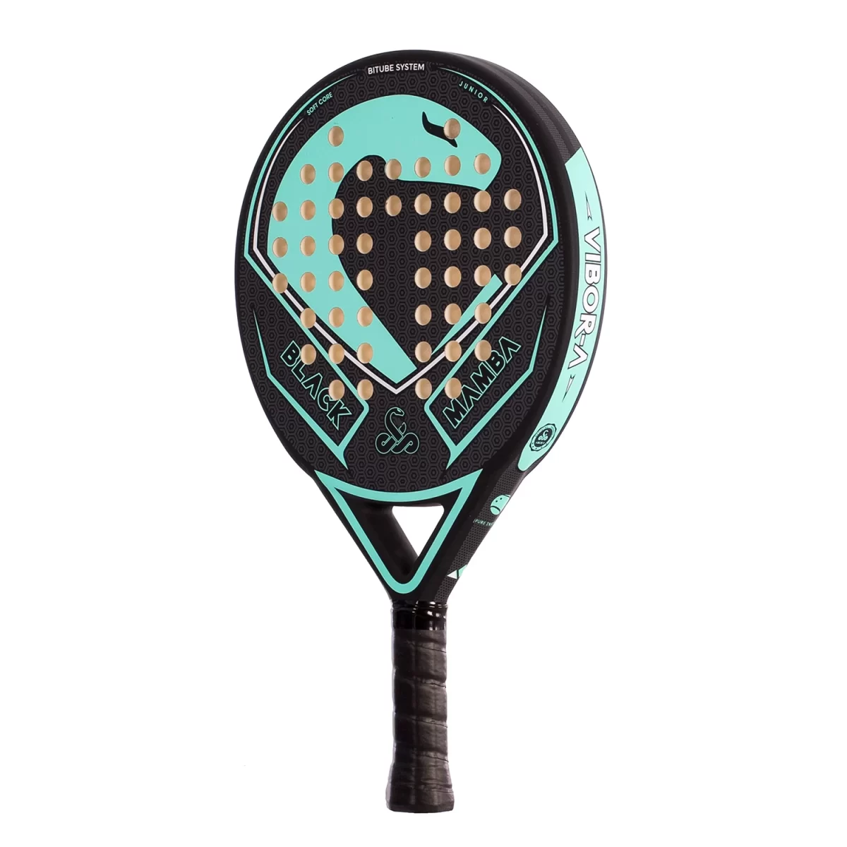 VIBOR-A Padel Racket Black Mamba Junior Green 2023 (4)