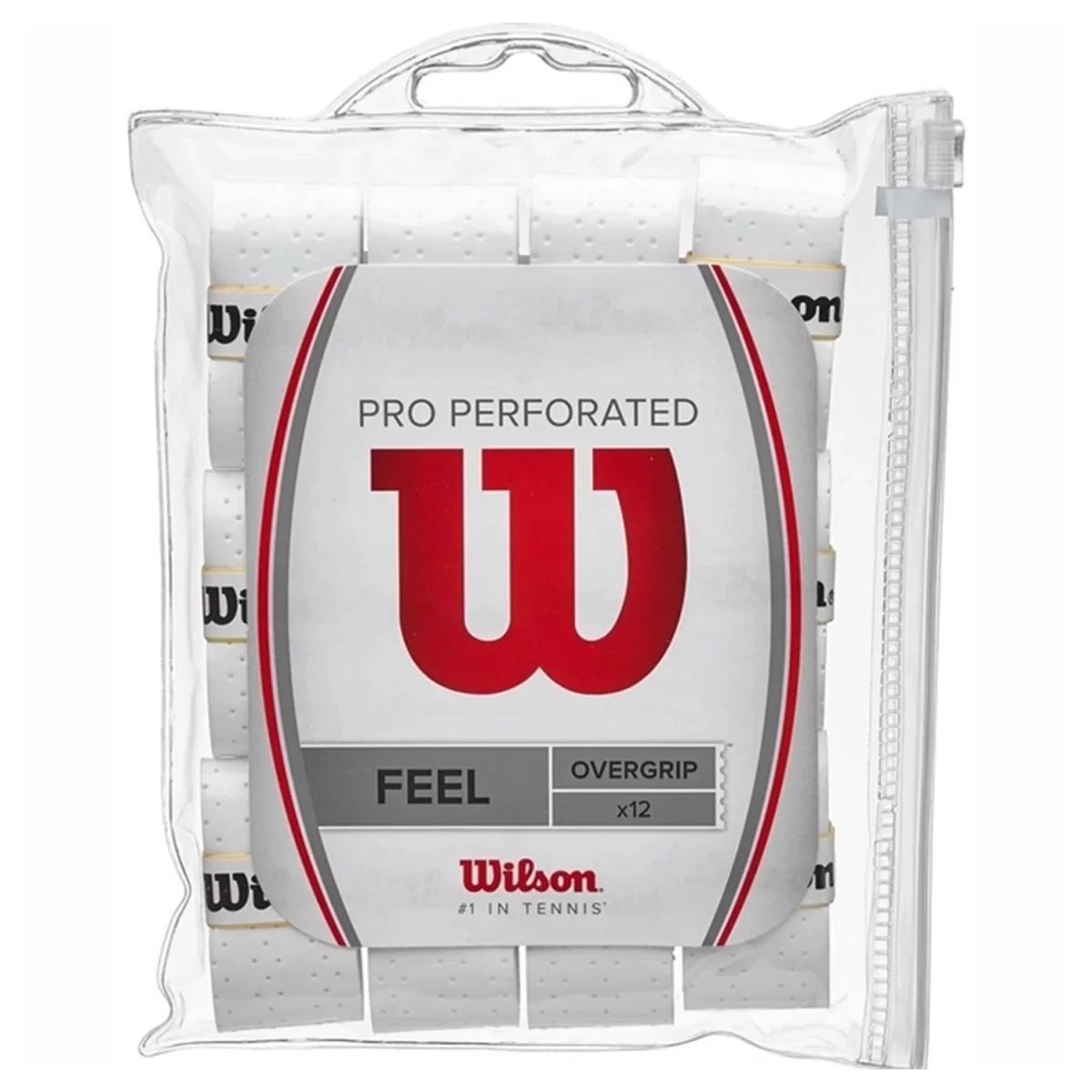 WILSON Padel Overgrip Pro Perforated White X 12