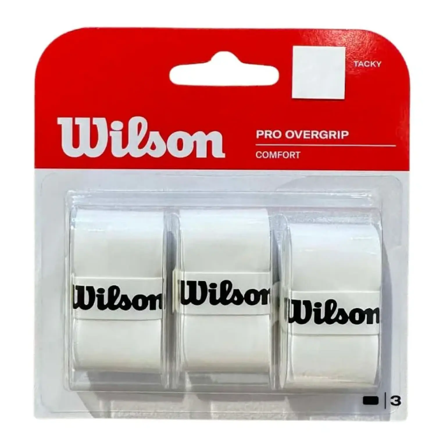 WILSON Padel Overgrip Pro White X 3