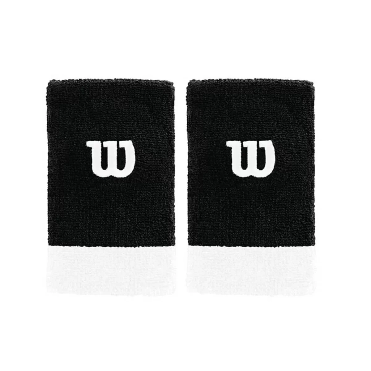 WILSON Wristband Extra Wide Osfa Black White