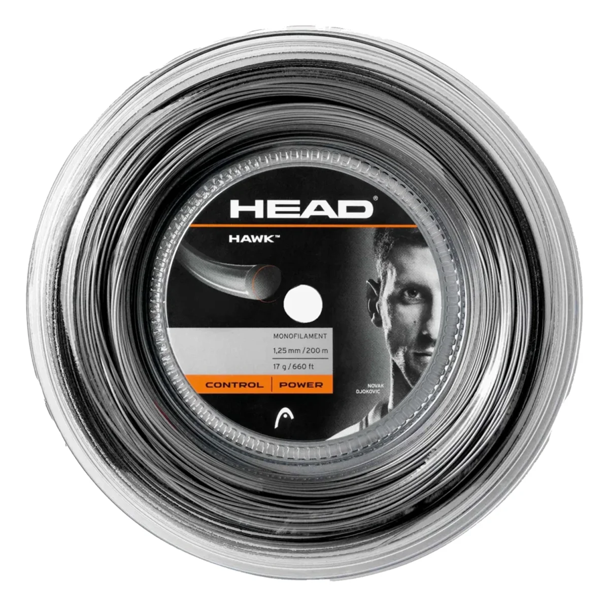 HEAD Hawk Reel 200M Black