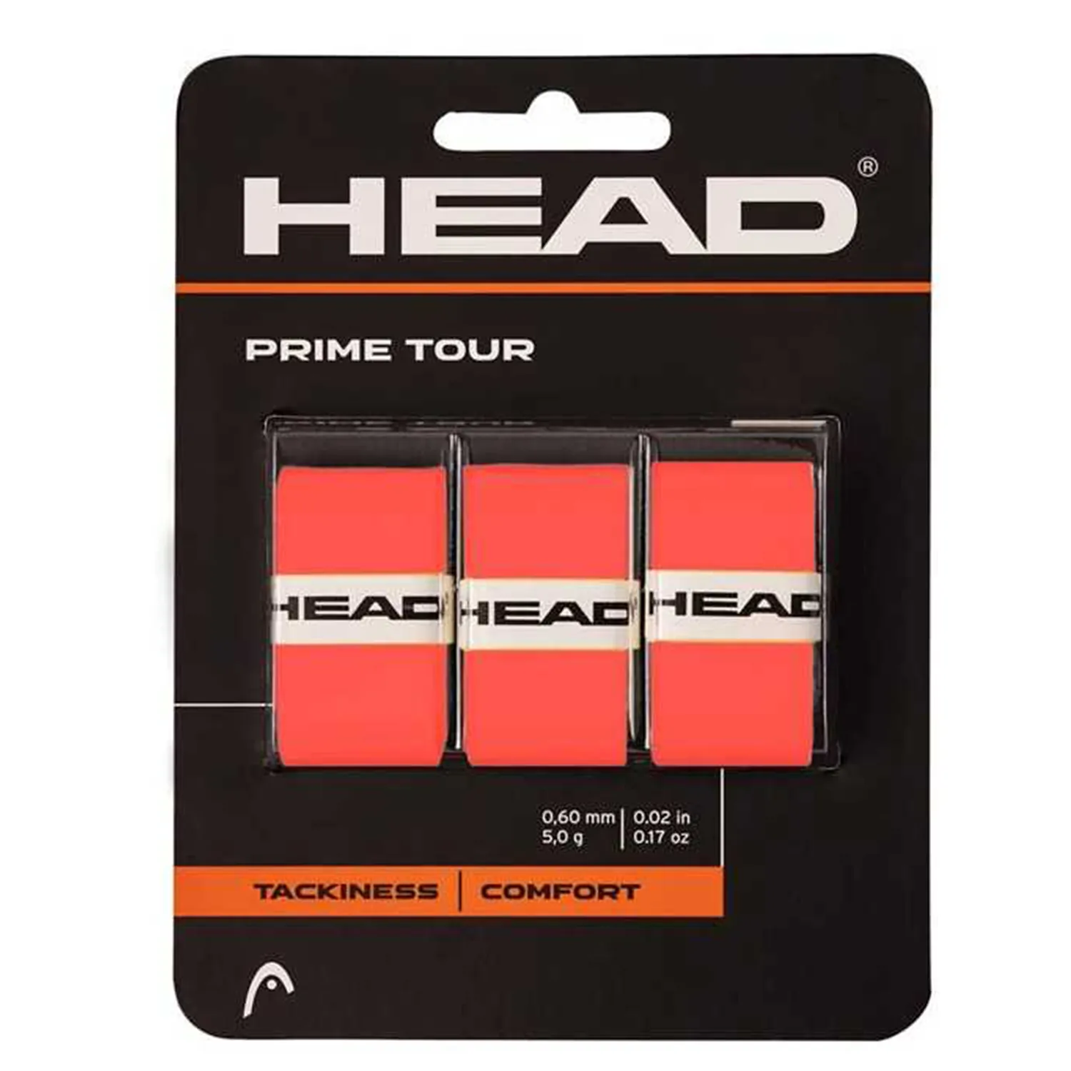 HEAD Padel Prime Tour Overgrip Peach X 3