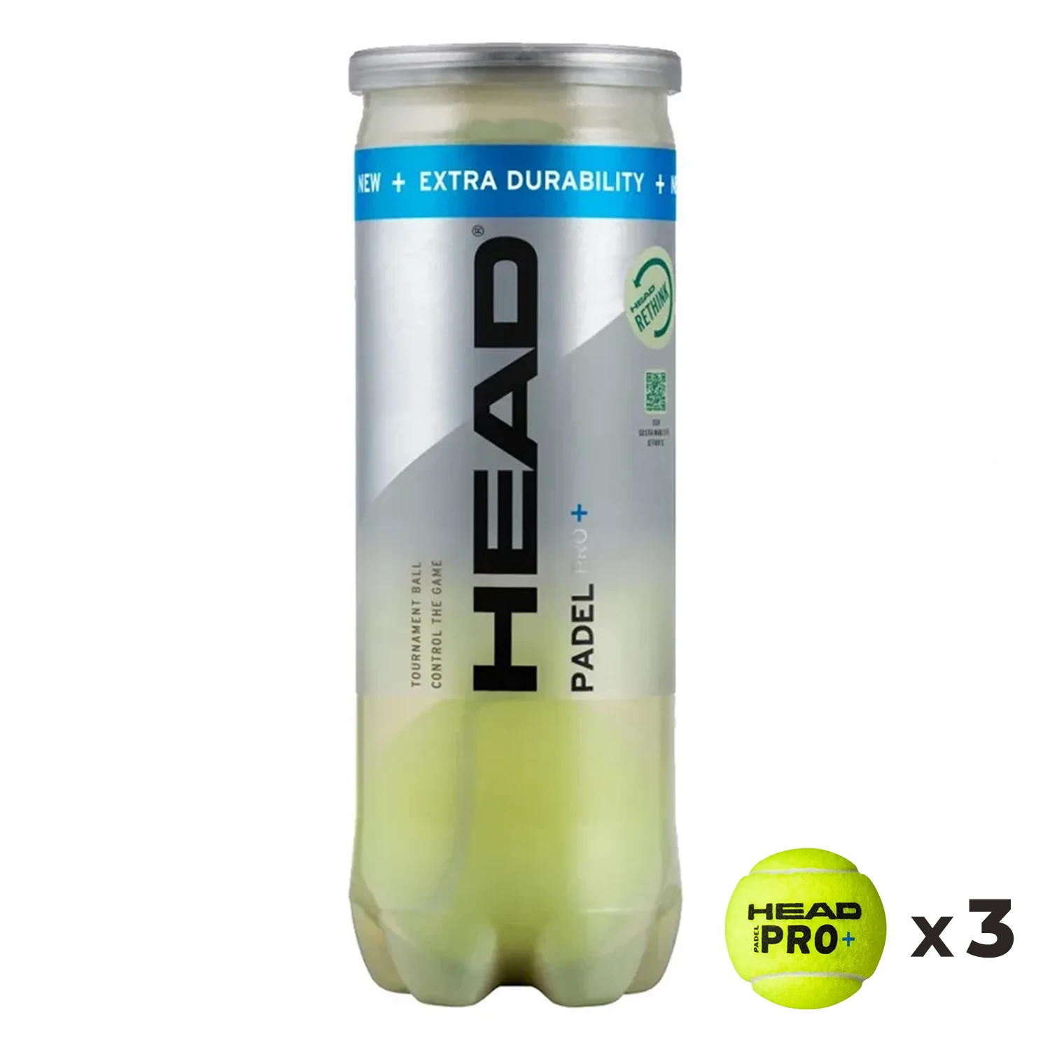 HEAD Padel Ball Pro+ X3