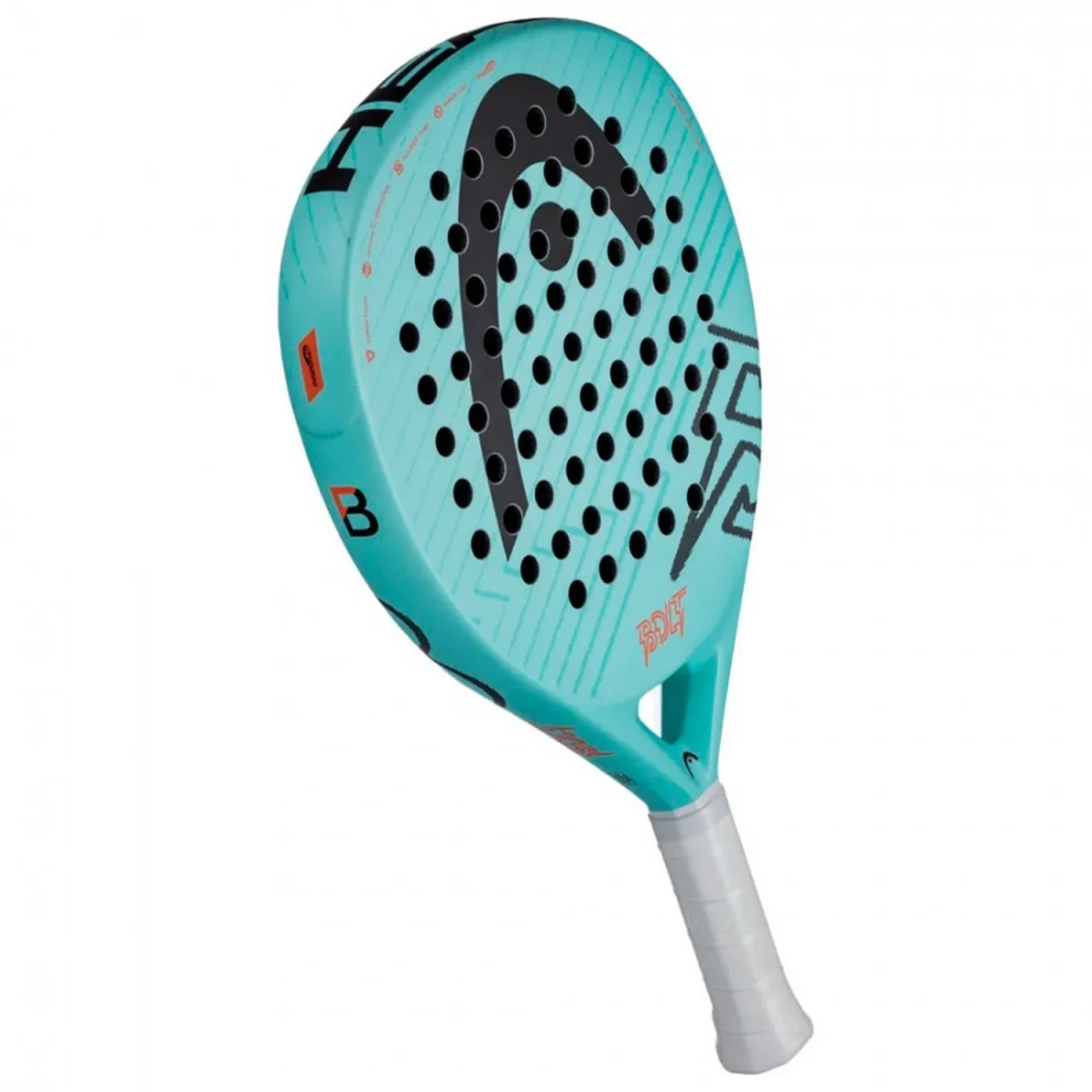 HEAD Padel Racket Bolt Tall Black 2025