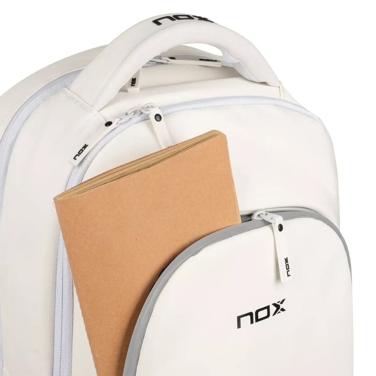 NOX Padel Backpack Mochila Pro Series White