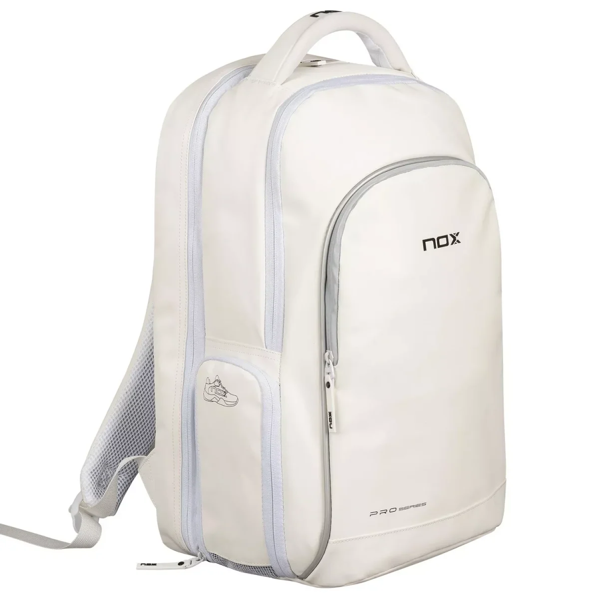 NOX Padel Backpack Mochila Pro Series White