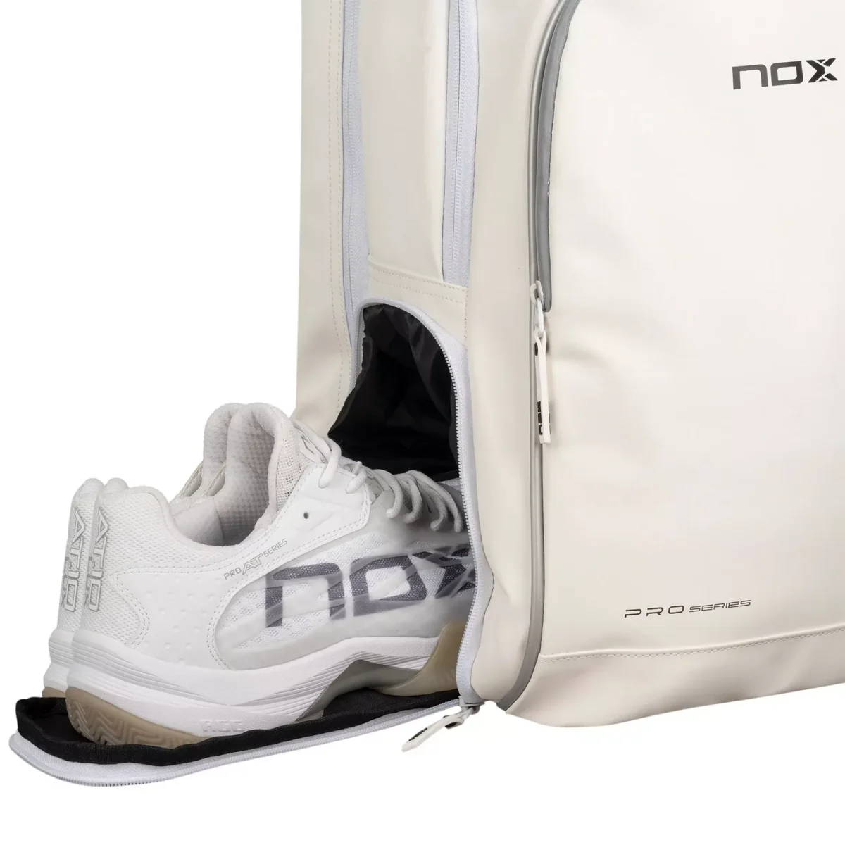 NOX Padel Backpack Mochila Pro Series White