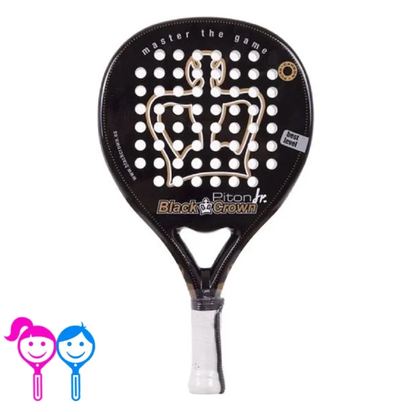BLACK CROWN Padel Racket Piton Junior