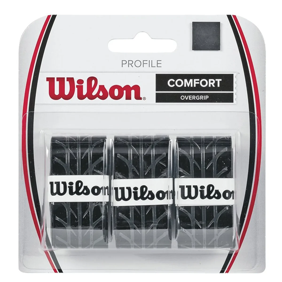 WILSON Padel Overgrip Comfort Black X 3