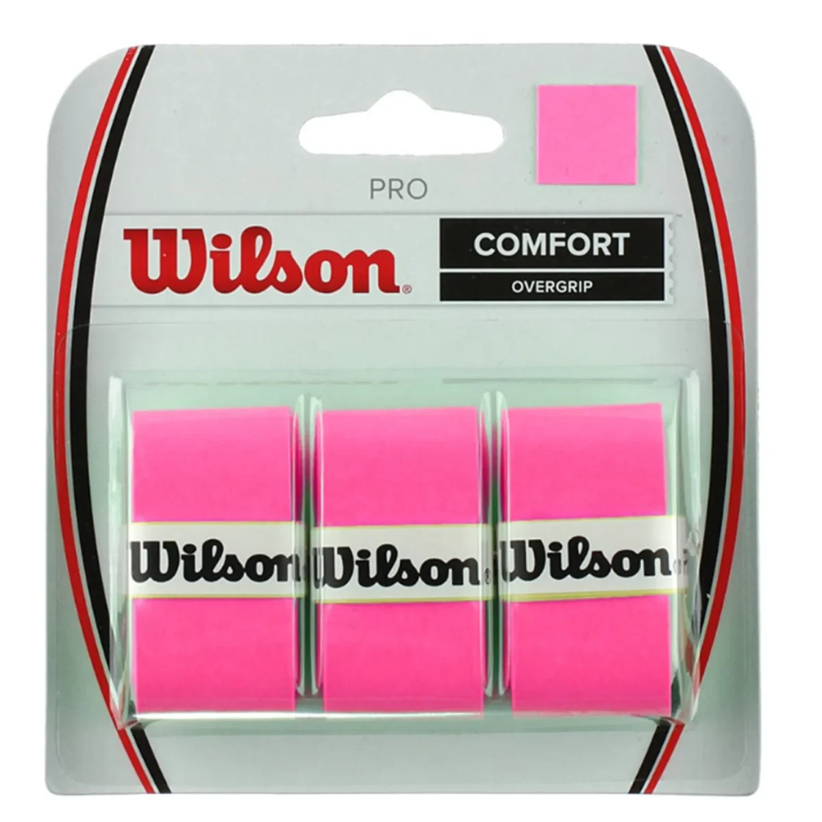 WILSON Padel Overgrip Comfort Pink X 3