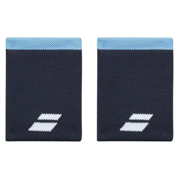 BABOLAT Wristband Logo Jumbo 5″ Blue 2 Pieces