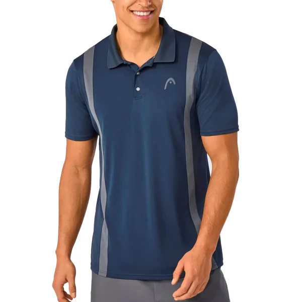 HEAD Tshirt Club 25 Tech polo Navy