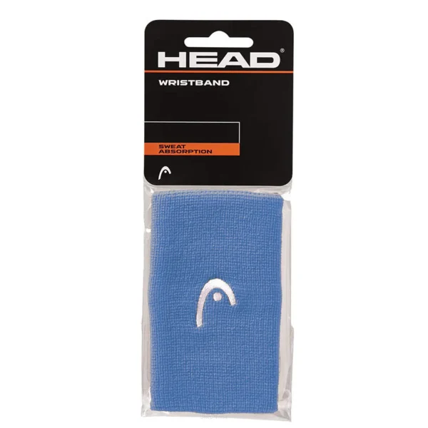 HEAD Wristband 5″ Blue 2 Pieces