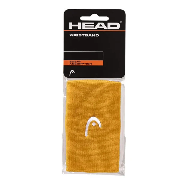 HEAD Wristband 5″ Yellow 2 Pieces