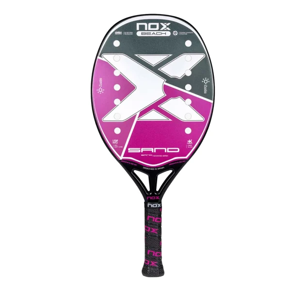NOX Beach Tennis Rackets Advanced Sand Pink