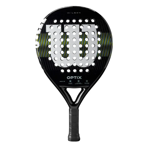WILSON Padel Racket Optix V1 Black 2025