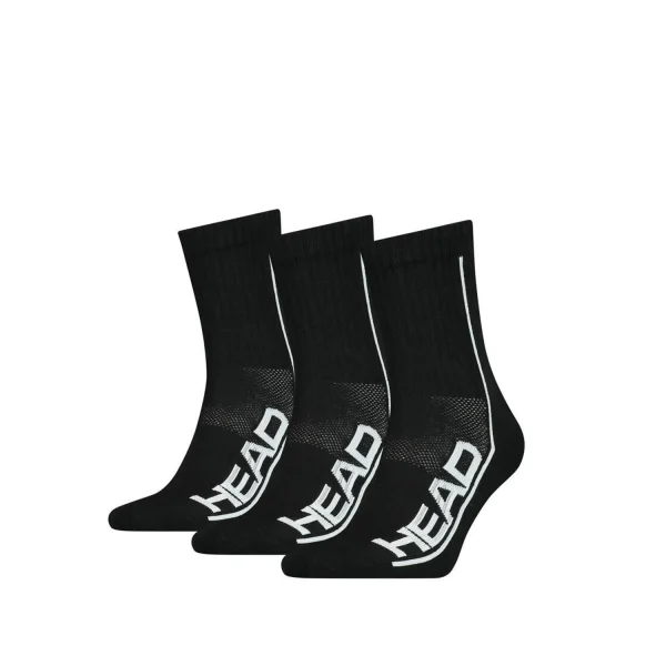 HEAD Socks Performance Crew 3 Pairs Black