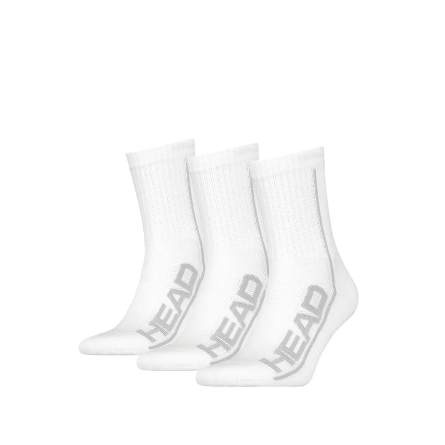 HEAD Socks Performance Crew 3 Pairs White