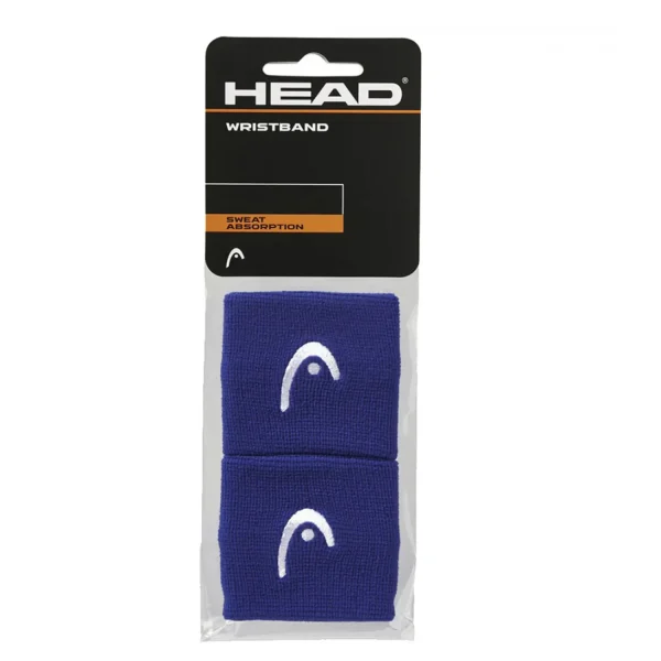 HEAD Wristband 2.5 Dark Blue 2 Pieces