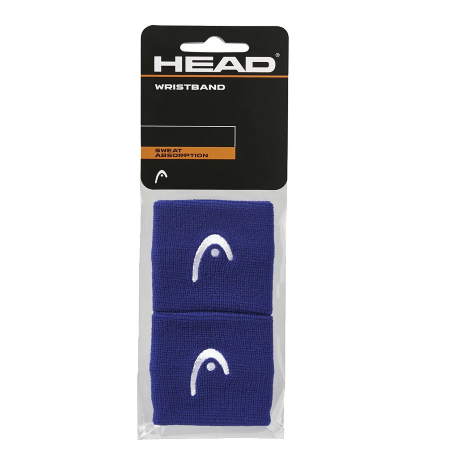 HEAD Wristband 2.5 Dark Blue 2 Pieces