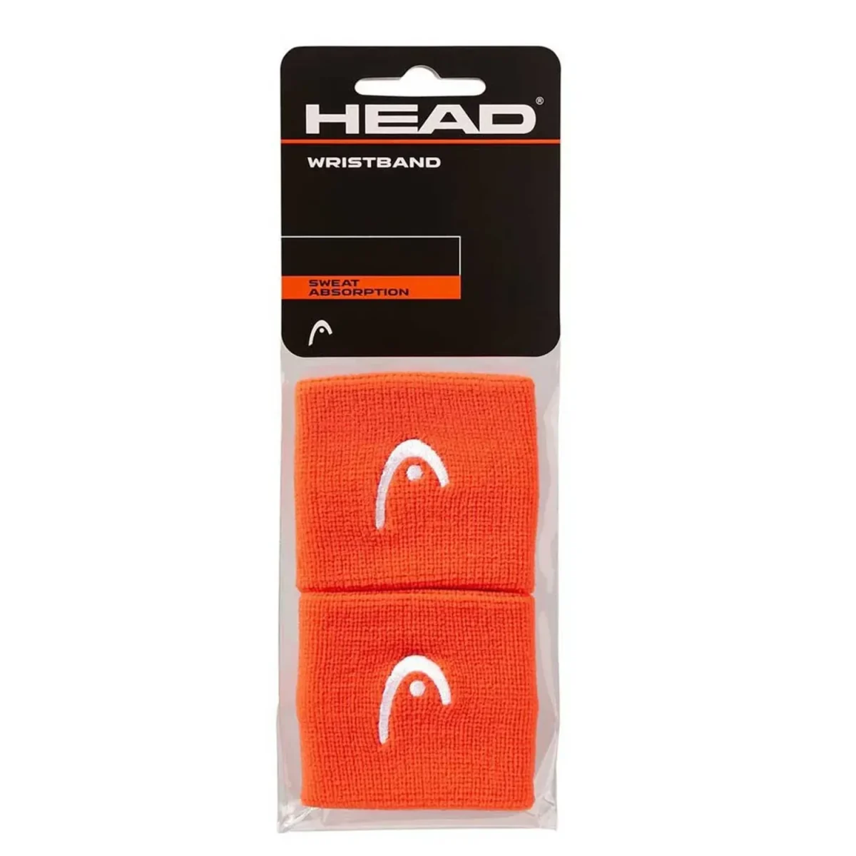 HEAD Wristband 2.5 Orange 2 Pieces