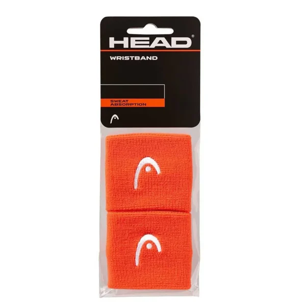 HEAD Wristband 2.5 Orange 2 Pieces