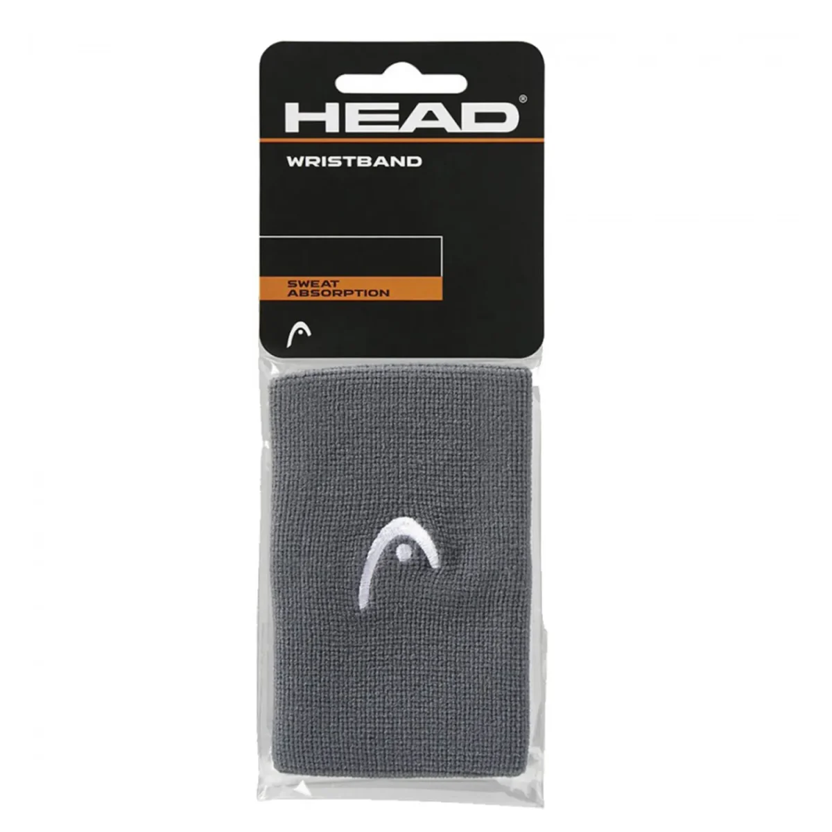 HEAD Wristband 5″ Grey 2 Pieces