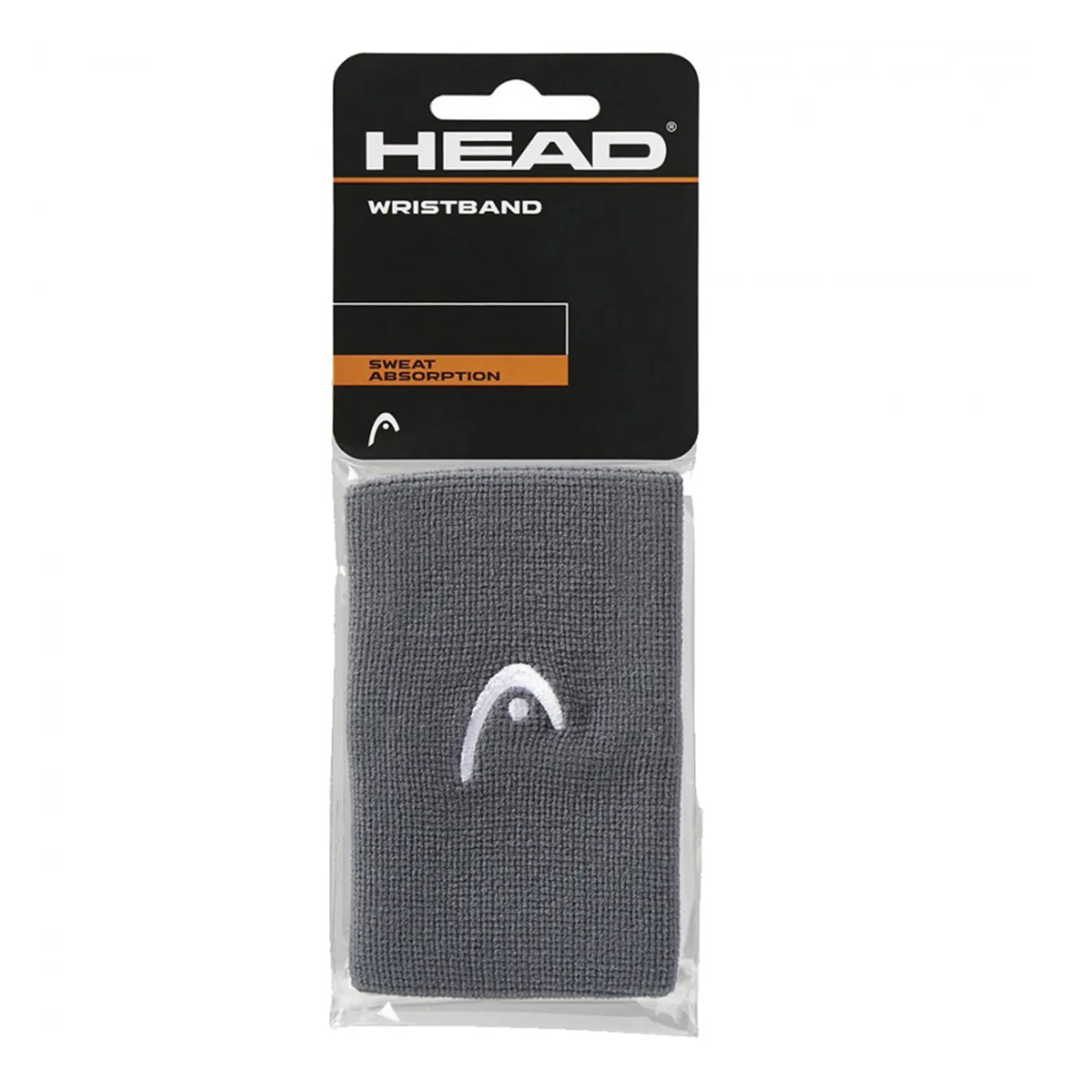 HEAD Wristband 5″ Grey 2 Pieces