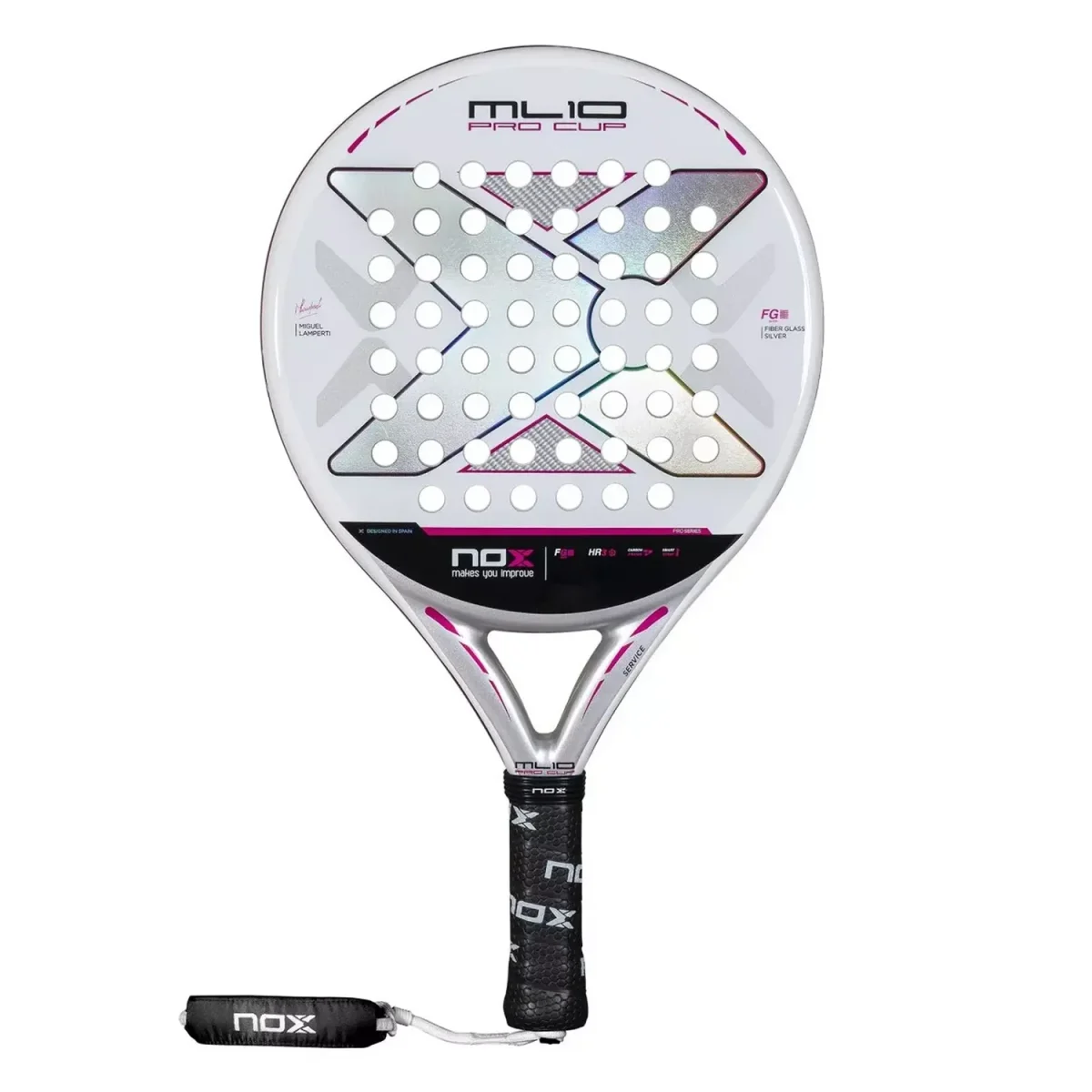 NOX Padel Racket ML10 Pro Cup Silver 2025