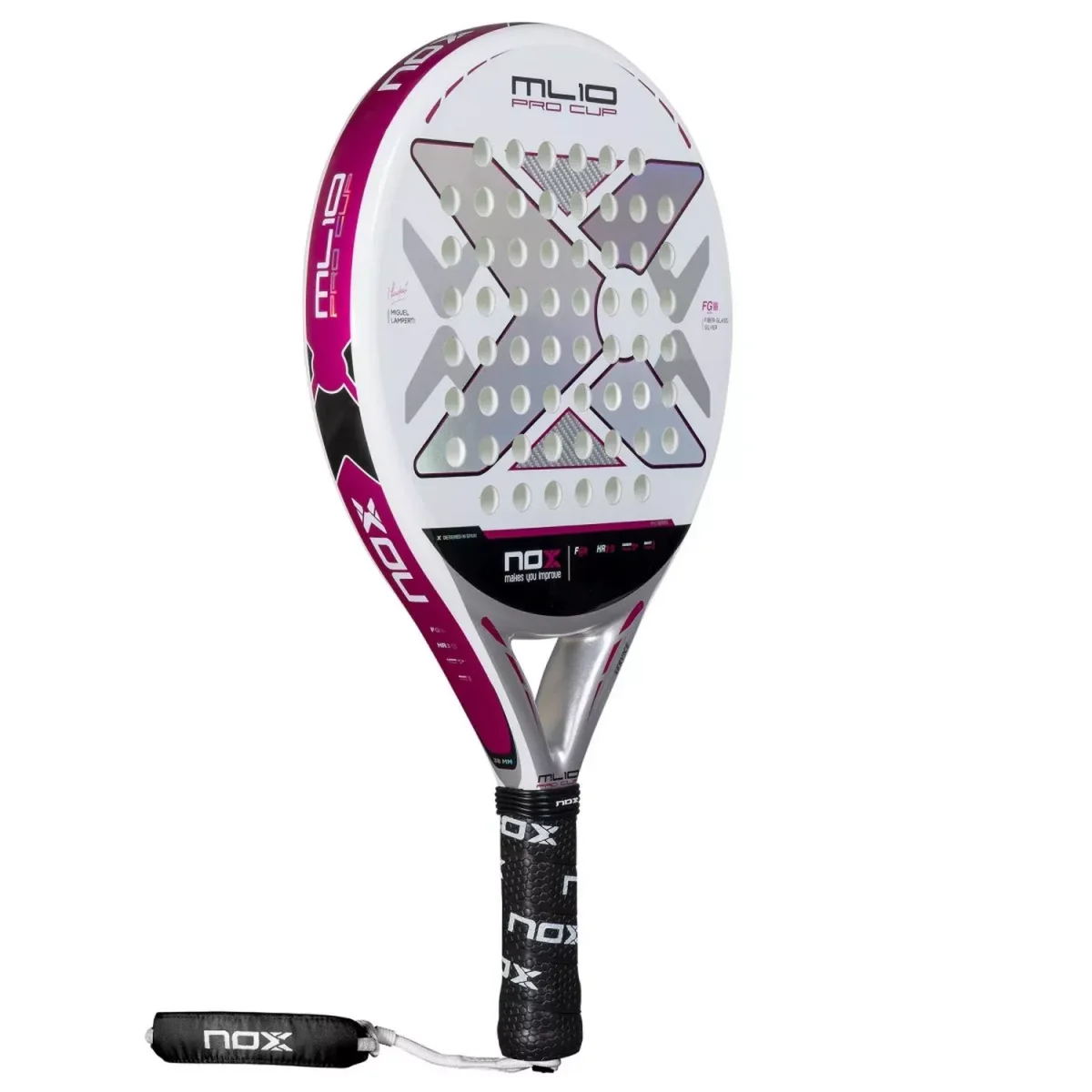 NOX Padel Racket ML10 Pro Cup Silver 2025