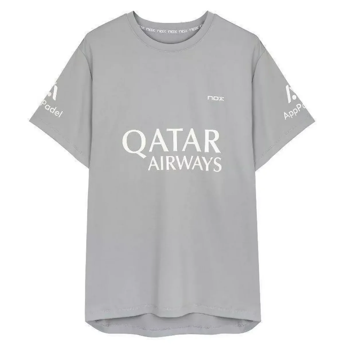 NOX Tshirt AT10 Agustin Tapia Sponsors Grey