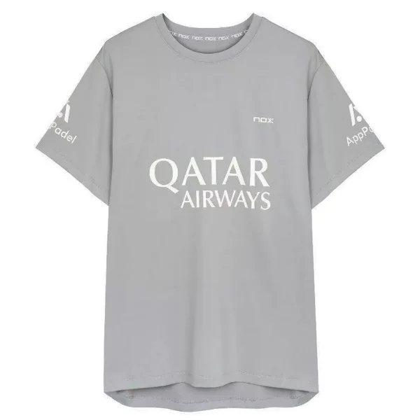 NOX Tshirt AT10 Agustin Tapia Sponsors Grey
